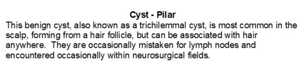 0A -Cyst, Pilar - Text