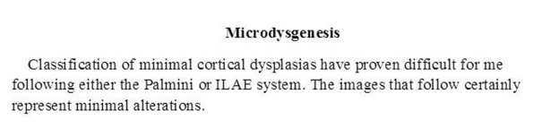 0 Microdysgenesis