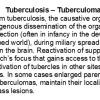 0A Tuberculosis - Tuberculoma & Meningitis