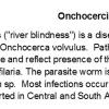 0A Onchocerciasis