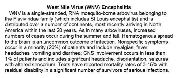 0A - West Nile Virus - Text