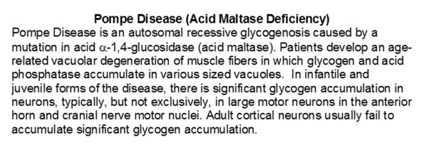 0A Pompe Disease Text