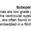 0A Subependymoma - Text