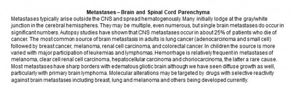 0A Metastases - Text