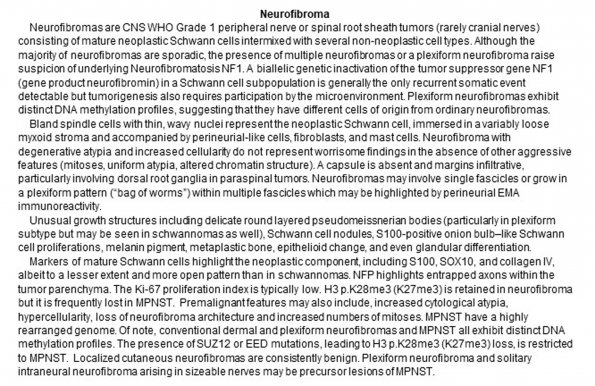 0A Neurofibroma - Text