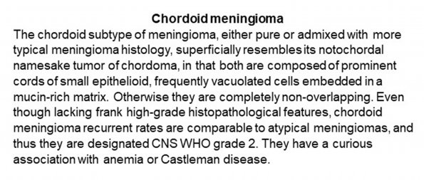 0A Meningioma - Chordoid