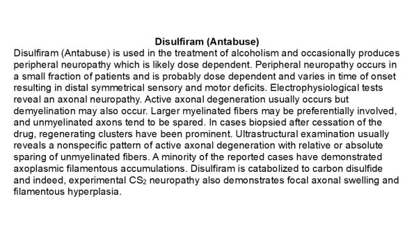 0A Disulfiram - Text