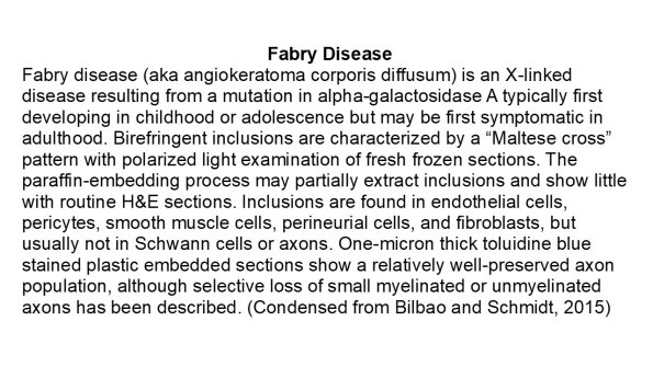 0A Fabry Disease - Text