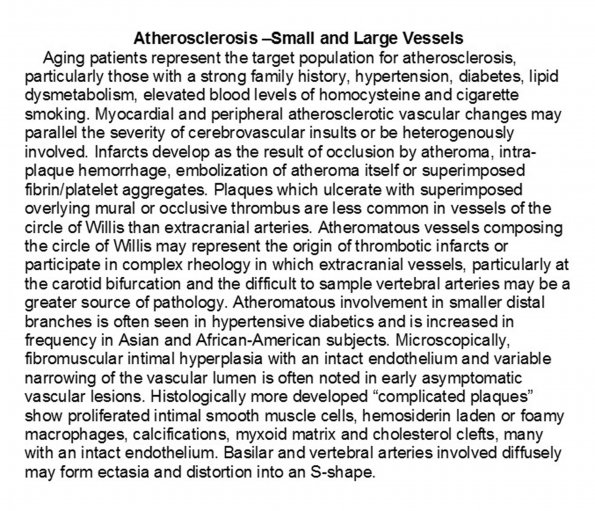 0A Atherosclerosis - Text