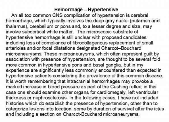 0A Hemorrhage, hypertensive - Text